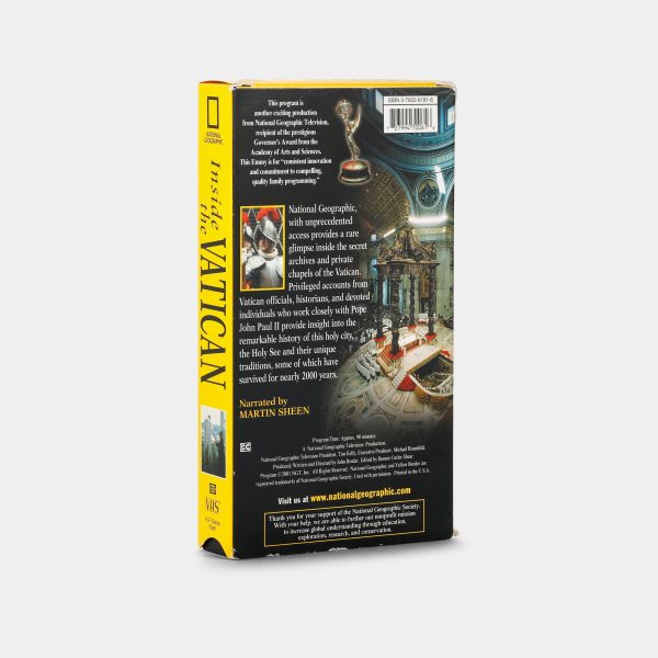 National Geographic: Inside the Vatican VHS Tape Cheap - Image 2