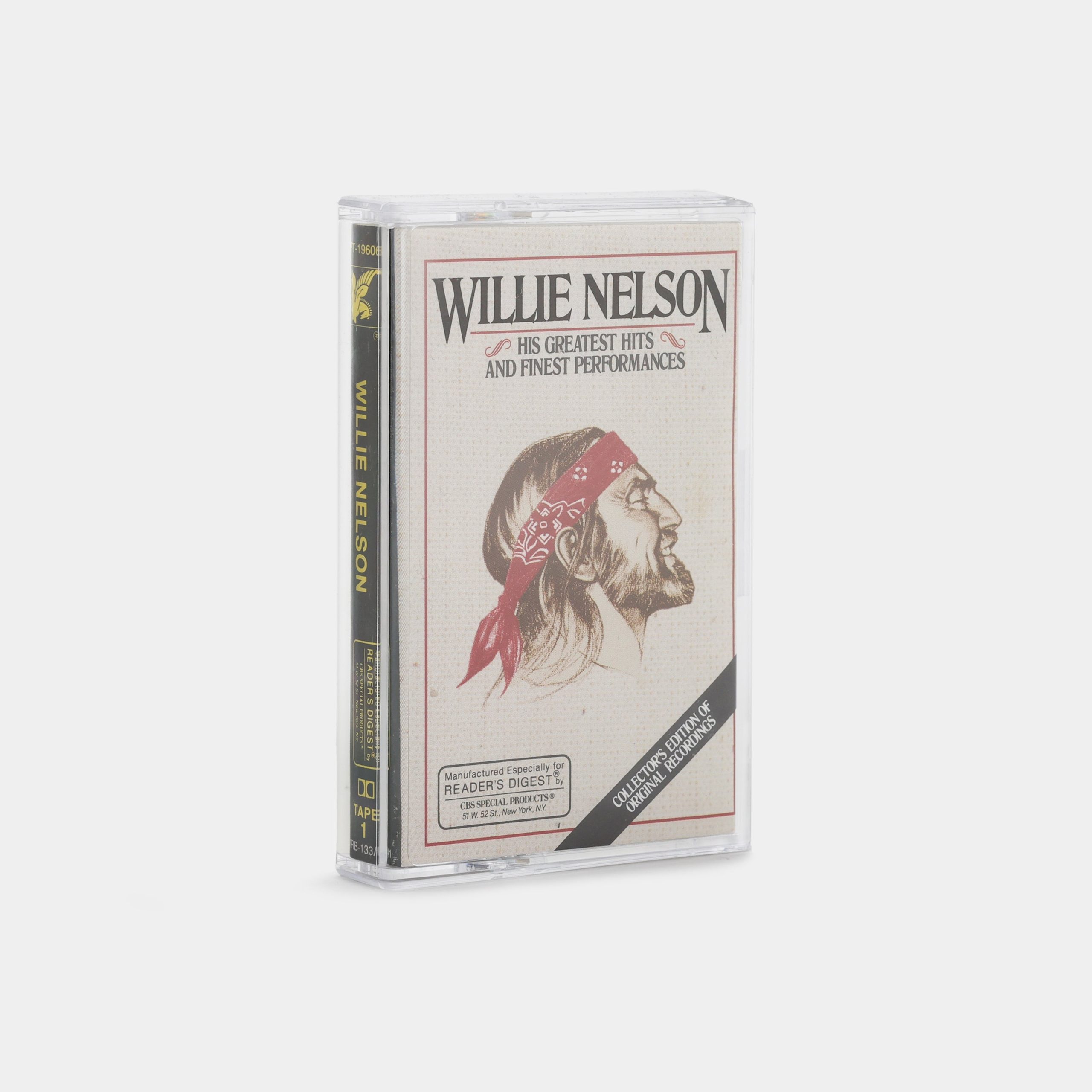 Willie Nelson – His Greatest Hits And Finest Performances Cassette Tape Fashion