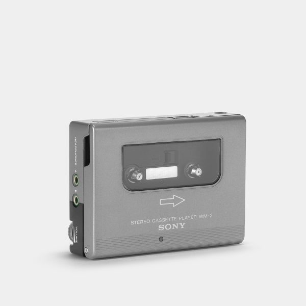 Sony Walkman II WM-2 Silver Portable Cassette Player With Belt Clip Holder For Cheap - Image 3